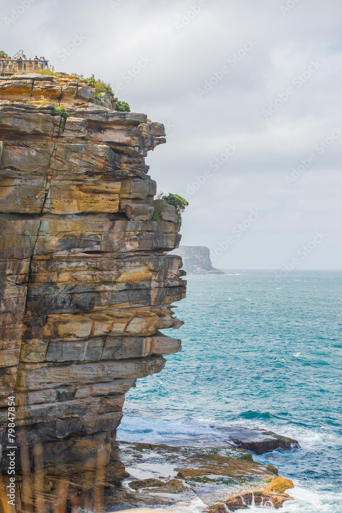 The Gap on a sunny day in Watsons Bay Sydney