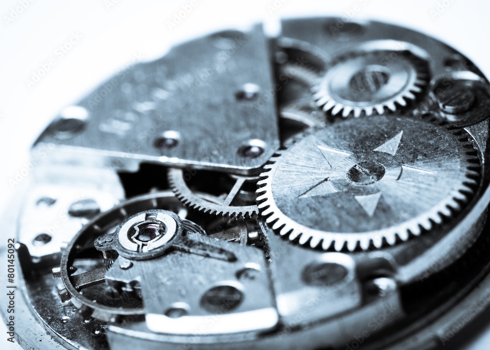 Watches. vintage watch machinery macro detail monochrome