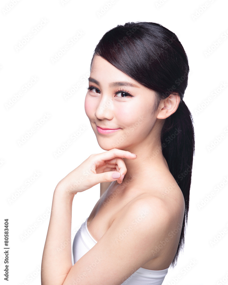 beautiful Skin care woman Face