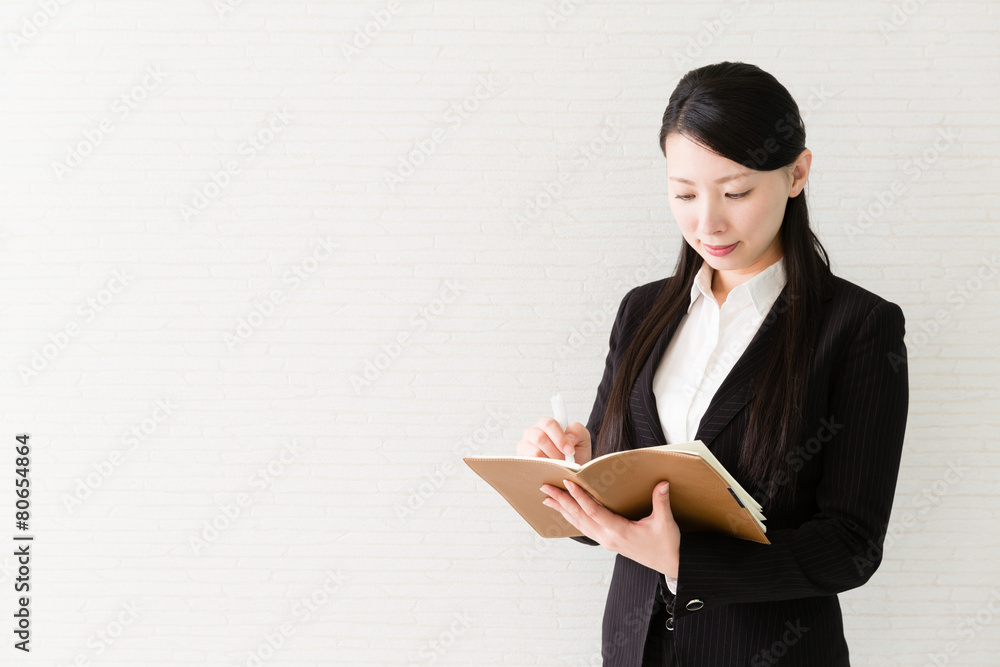 asian businesswoman working