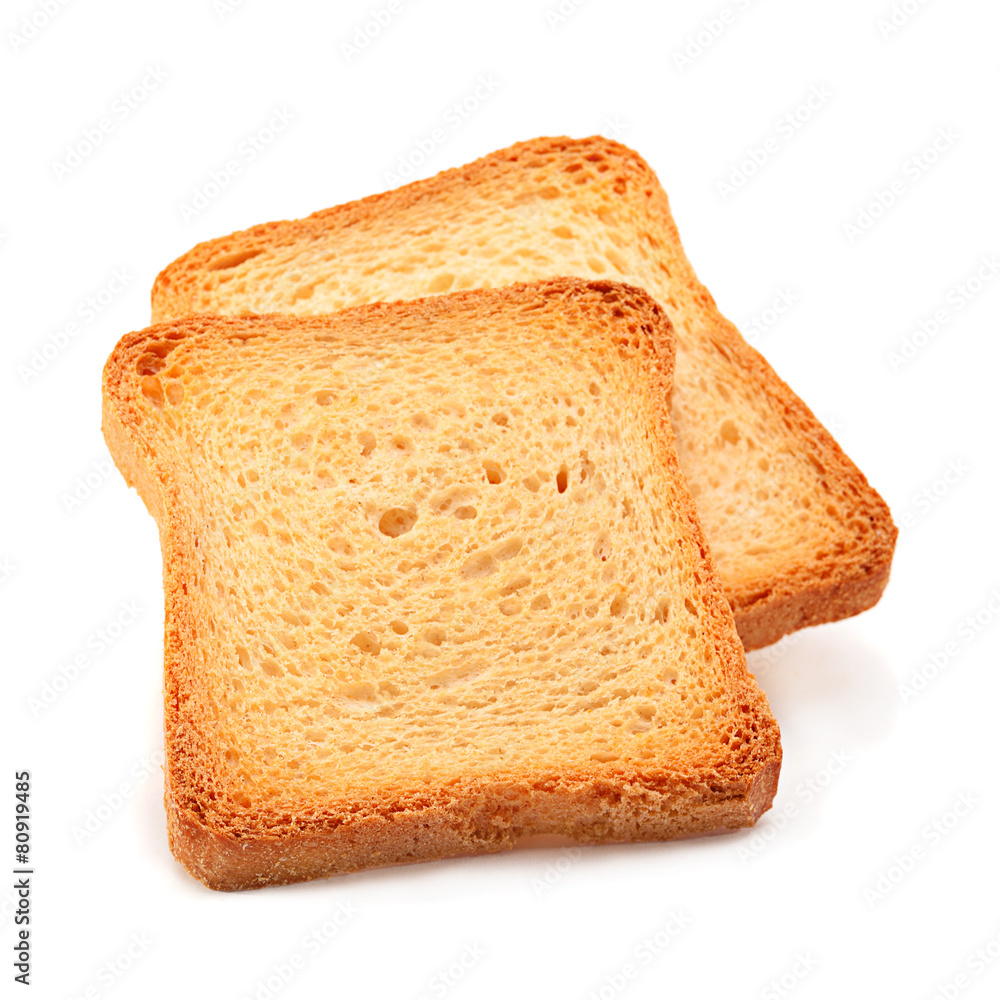 Toasted bread slice