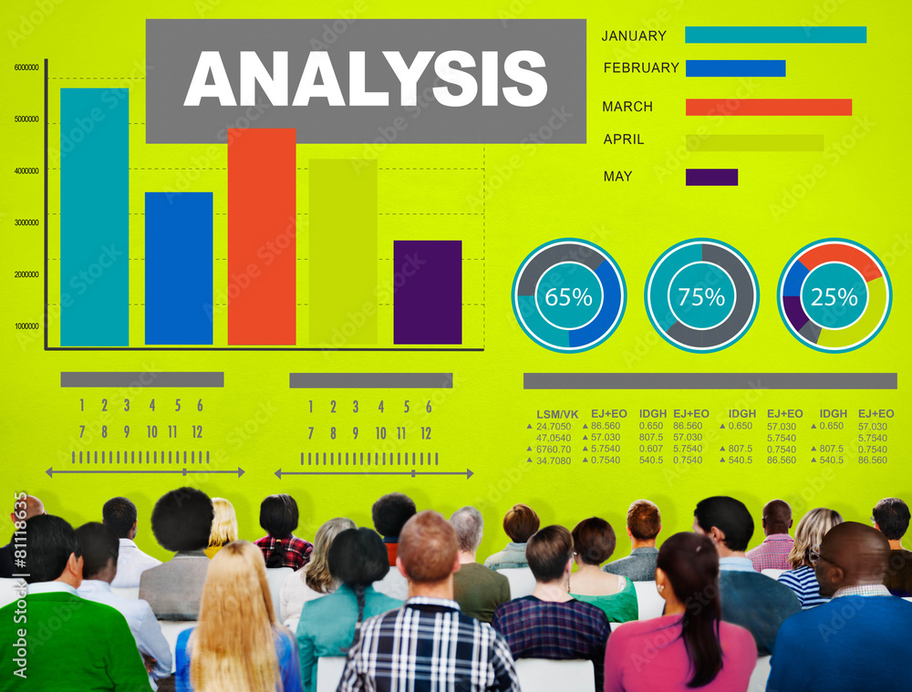 分析分析条形图数据信息概念