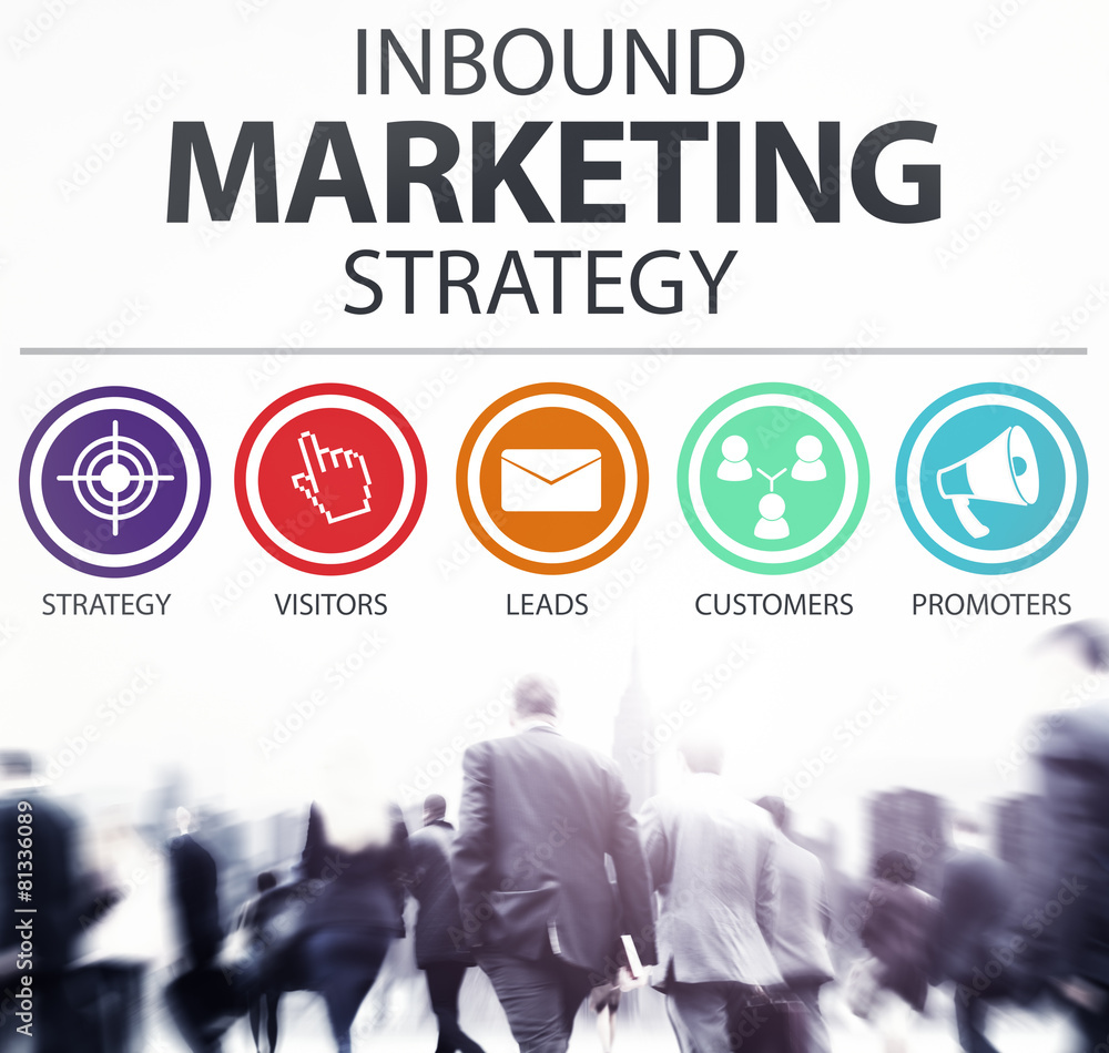 Inbound Marketing Strategy Commerce Solution Concept