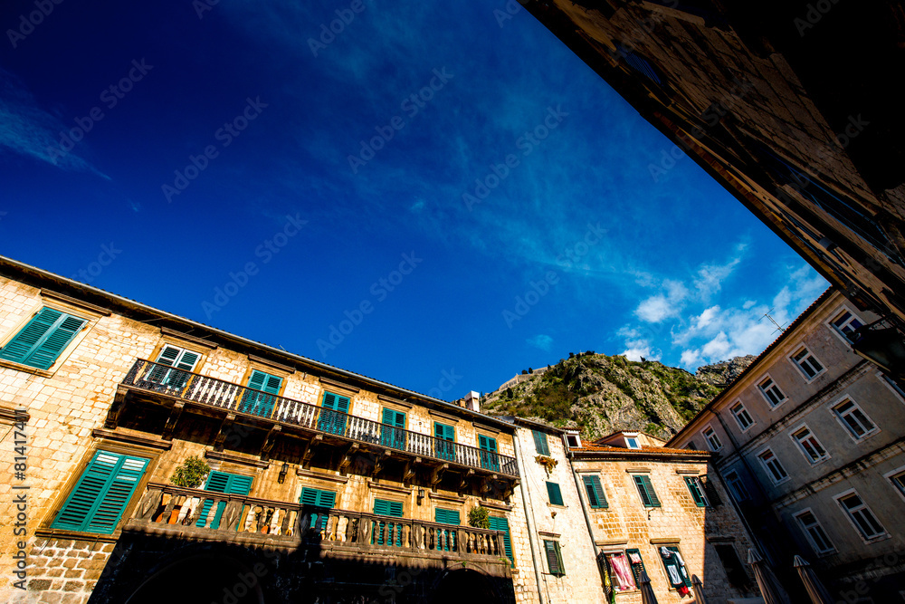 Kotor old city in Montenegro