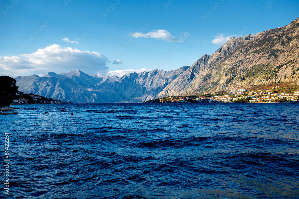 Mountains in Kotor bay