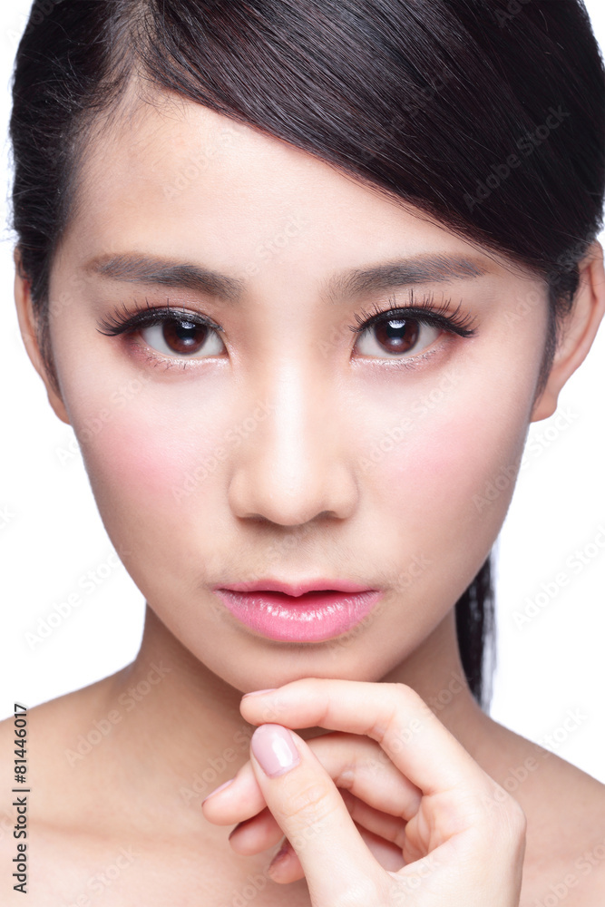 beautiful Skin care woman Face