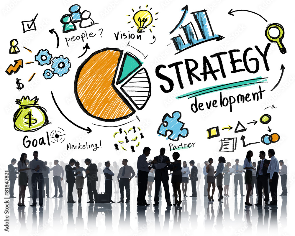 Strategy Development Goal Marketing Vision Planning Concept