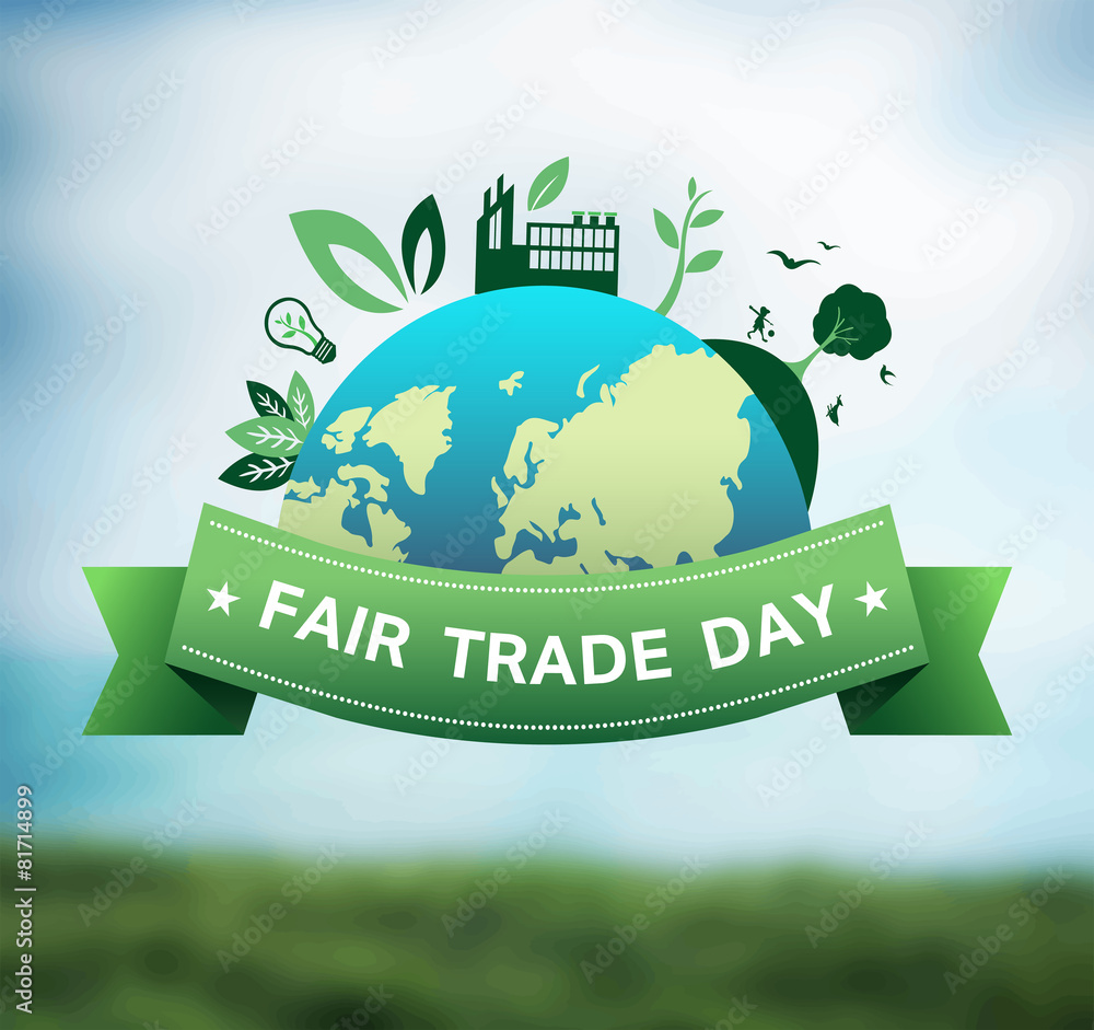 Fair Trade day vector