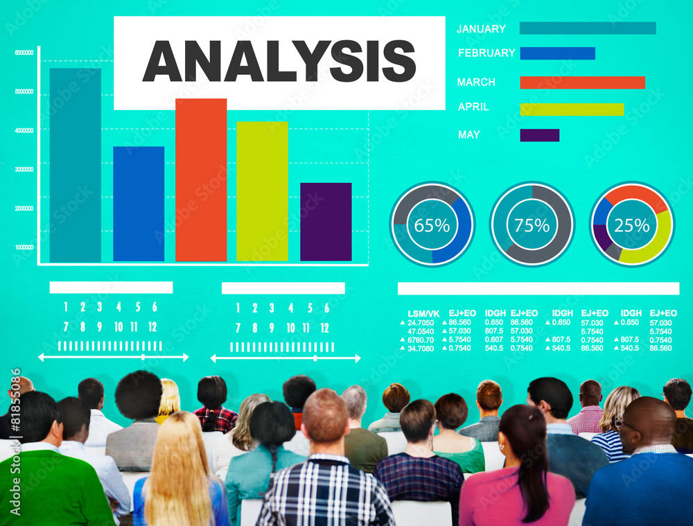 分析分析条形图数据信息概念