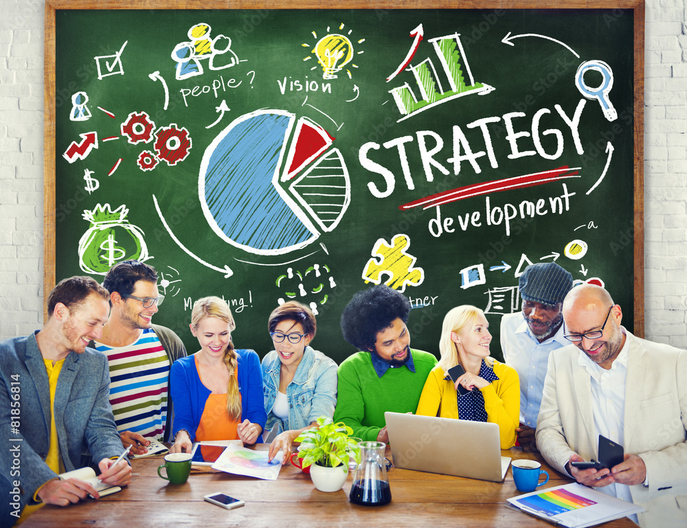 Strategy Development Goal Marketing Vision Planning Concept