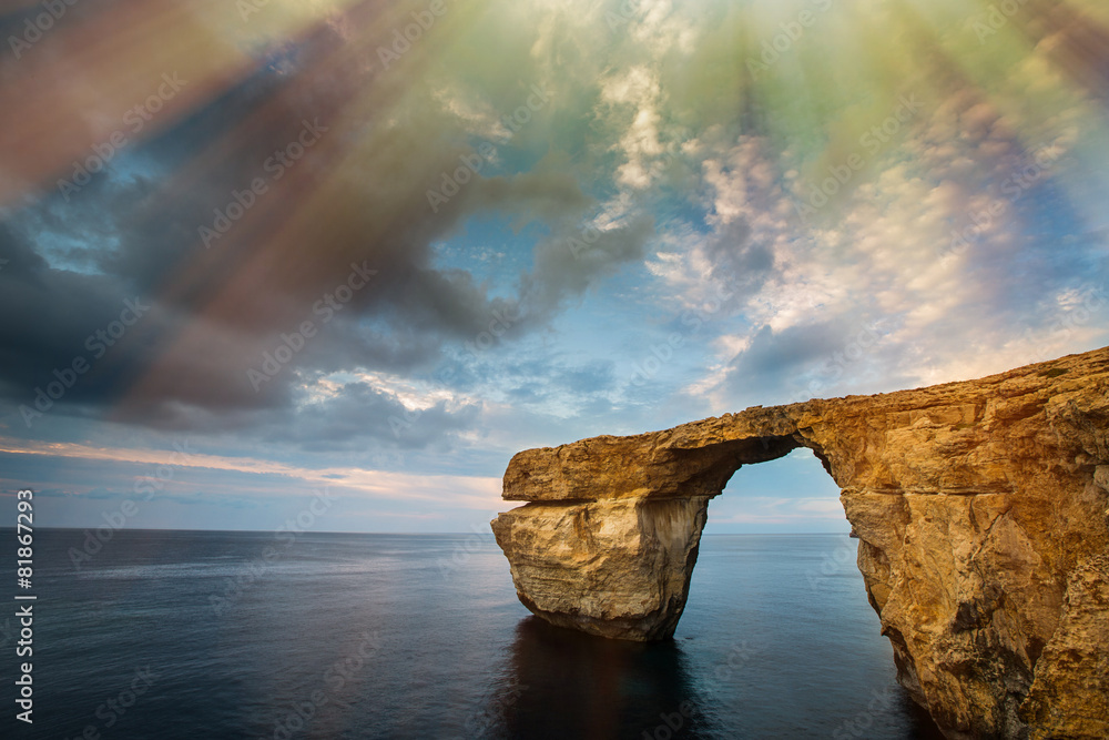 Azure window，戈佐岛，马耳他