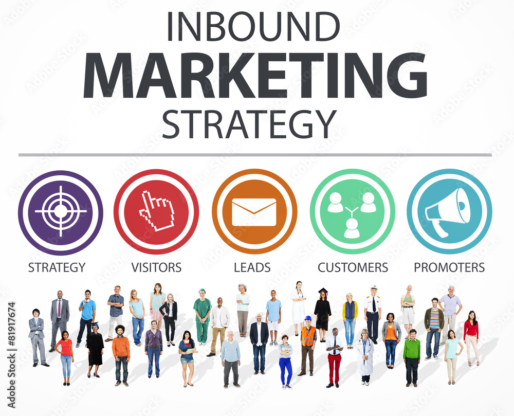 Inbound Marketing Strategy Commerce Solution Concept