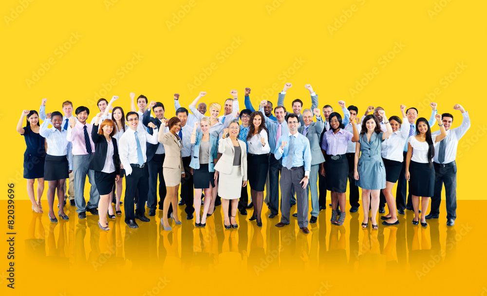 Business Cheerful Cooperation Happiness Team Concept