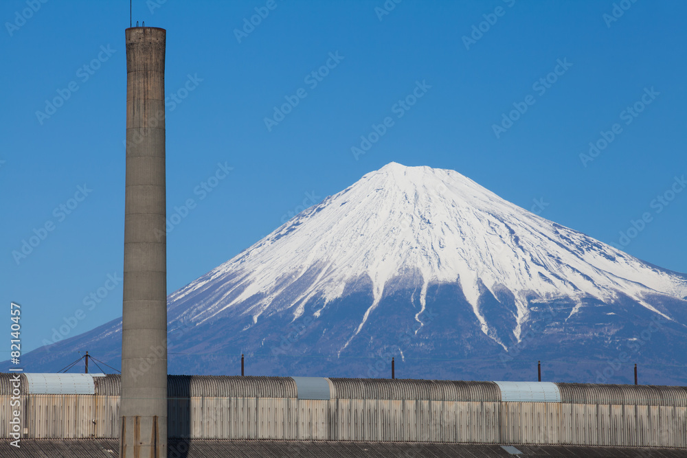 静冈富士山和日本工业区