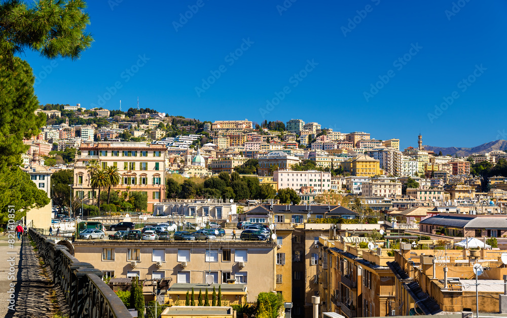 View of Genoa city - Italy, Liguria