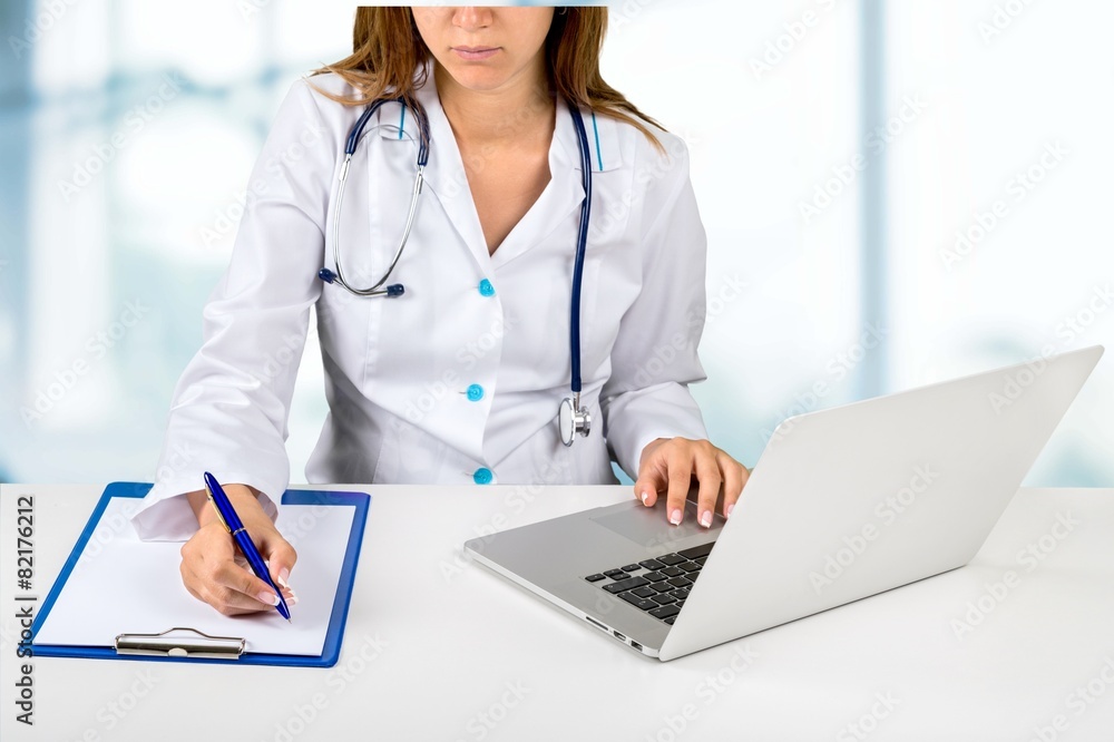 Doctor, Healthcare And Medicine, Computer.