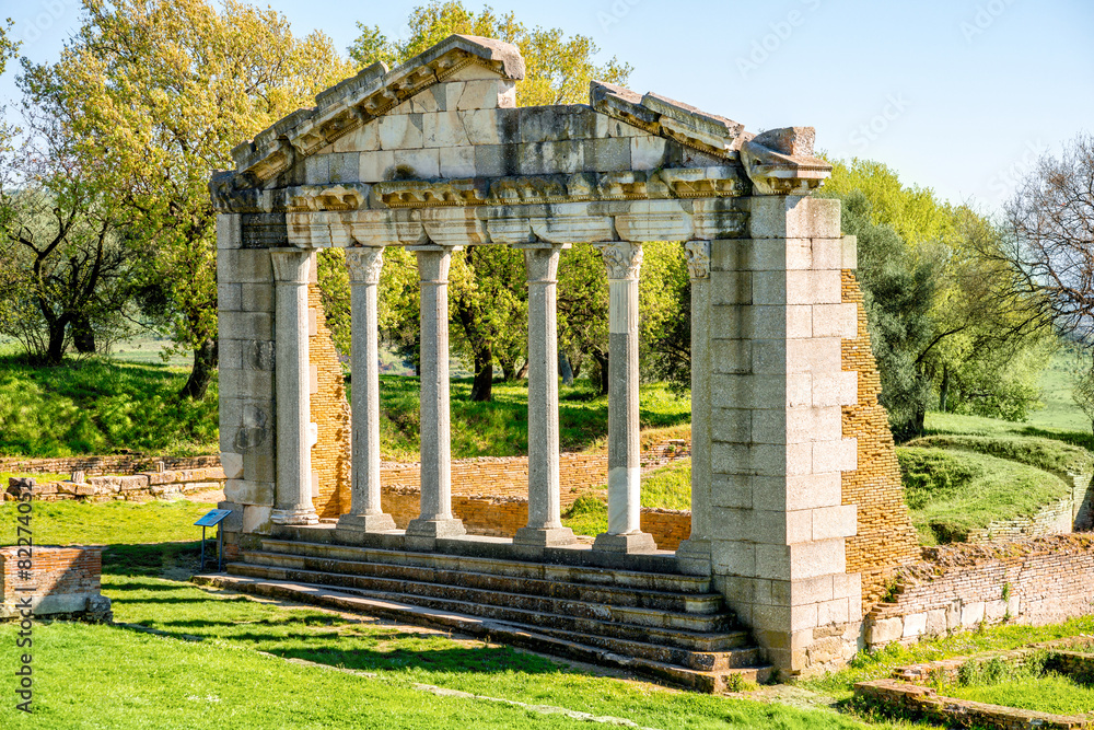 Temple ruins in Ancient Apollonia