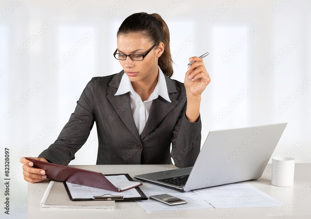 Women. Female Office worker