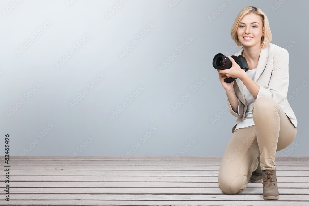 Photographer. Female photographer