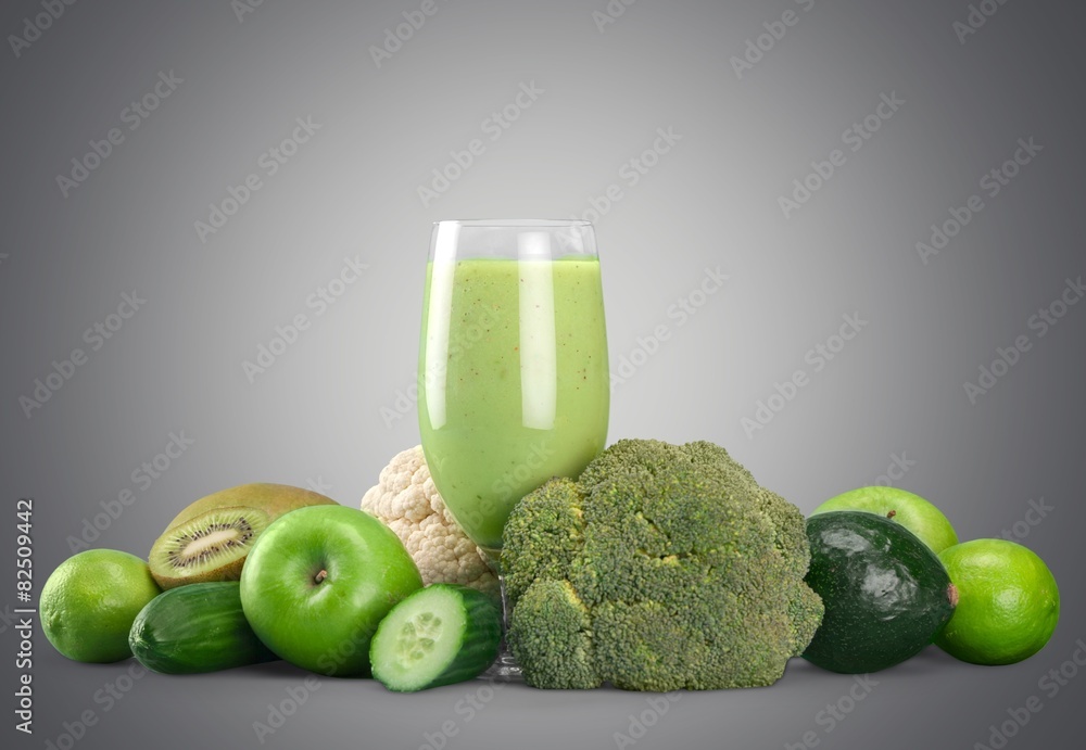 Juice. Green vegetable juice