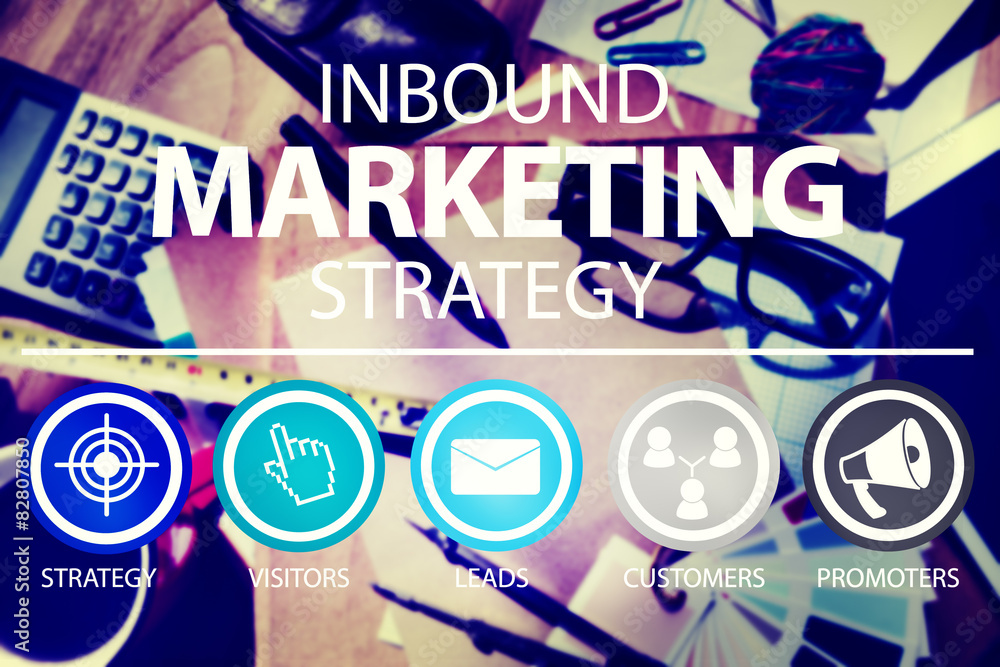 Inbound Marketing Strategy Commerce Solution Concept