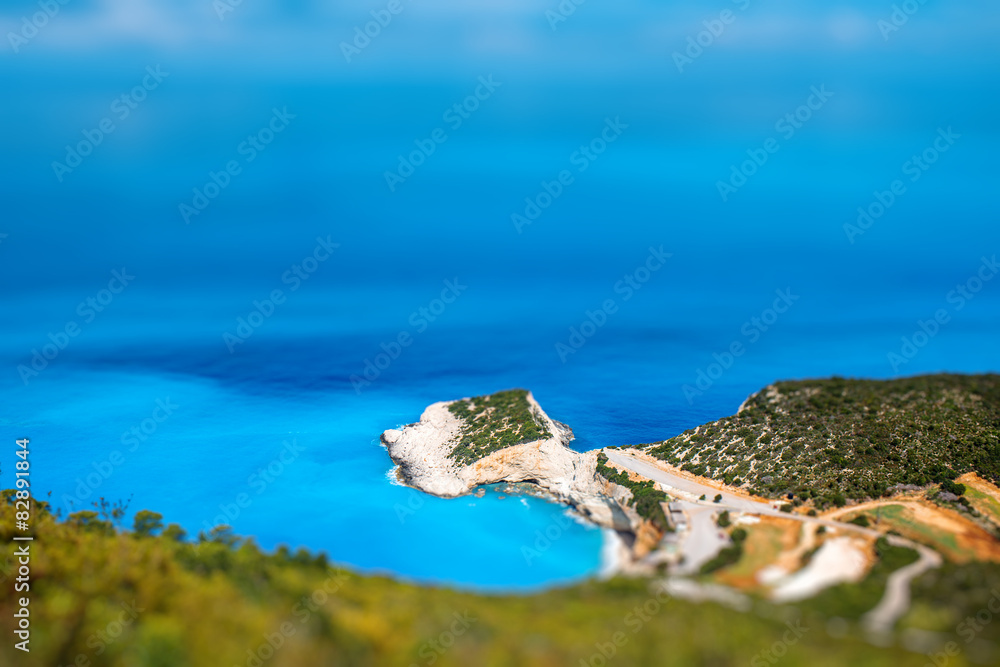 Top view on Porto Katsiki