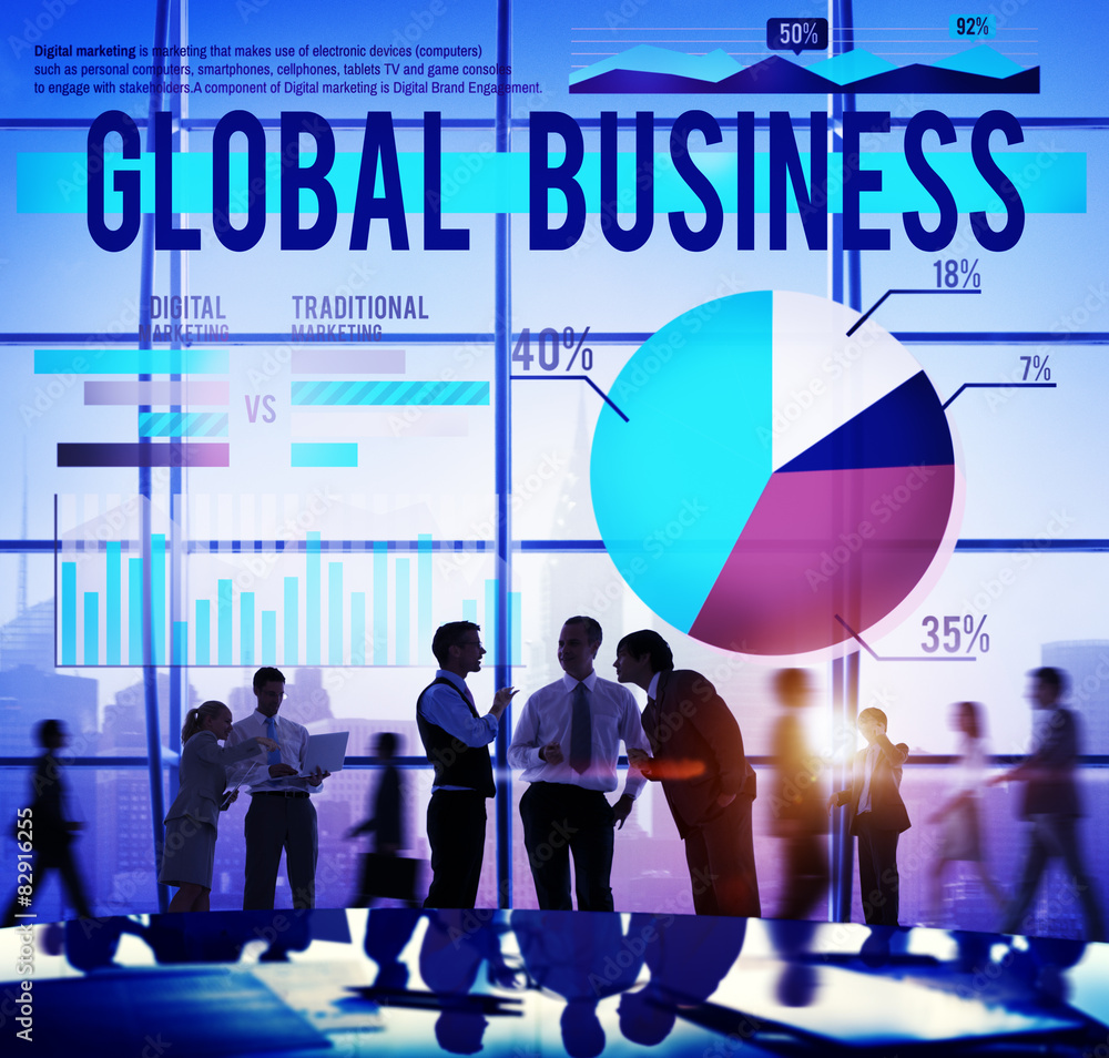 Global Business Marketing International Corporate Concept