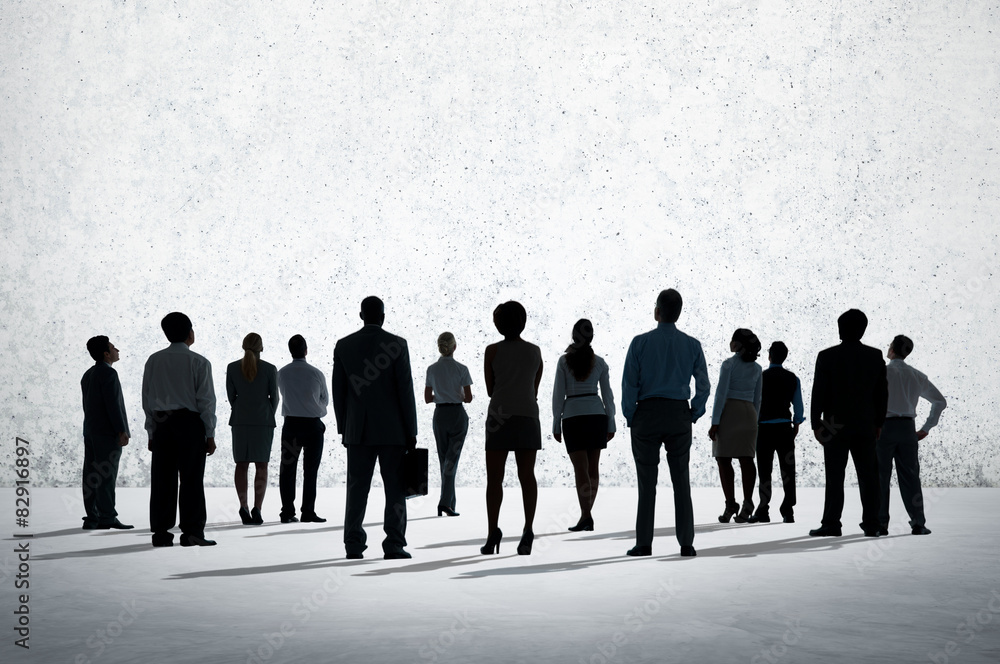 Back Lit Business People Traveling Airport Passenger Concept