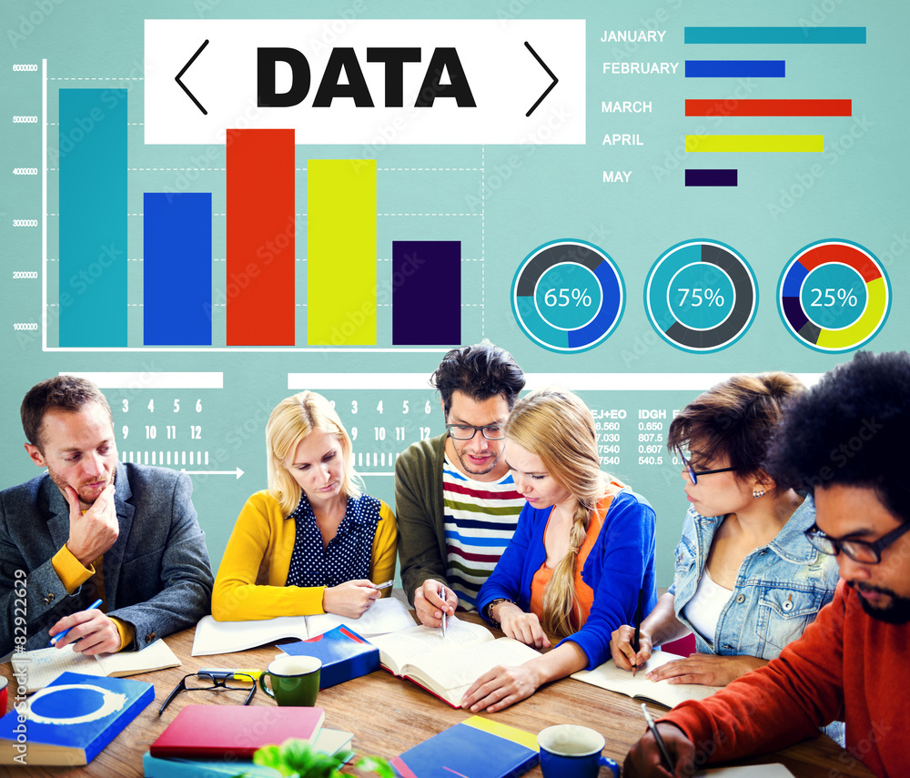 Accounting Investment Expenditures Revenue Data Report Concept