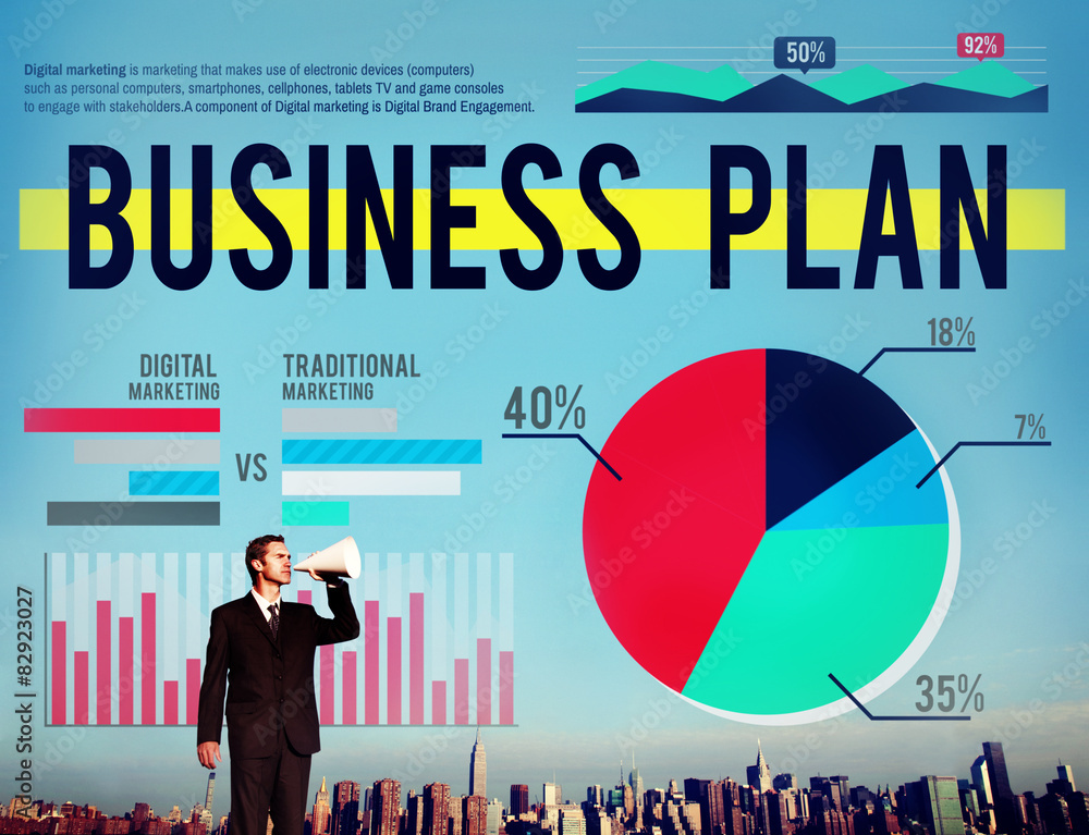 Business Plan Planning Strategy Marketing Concept