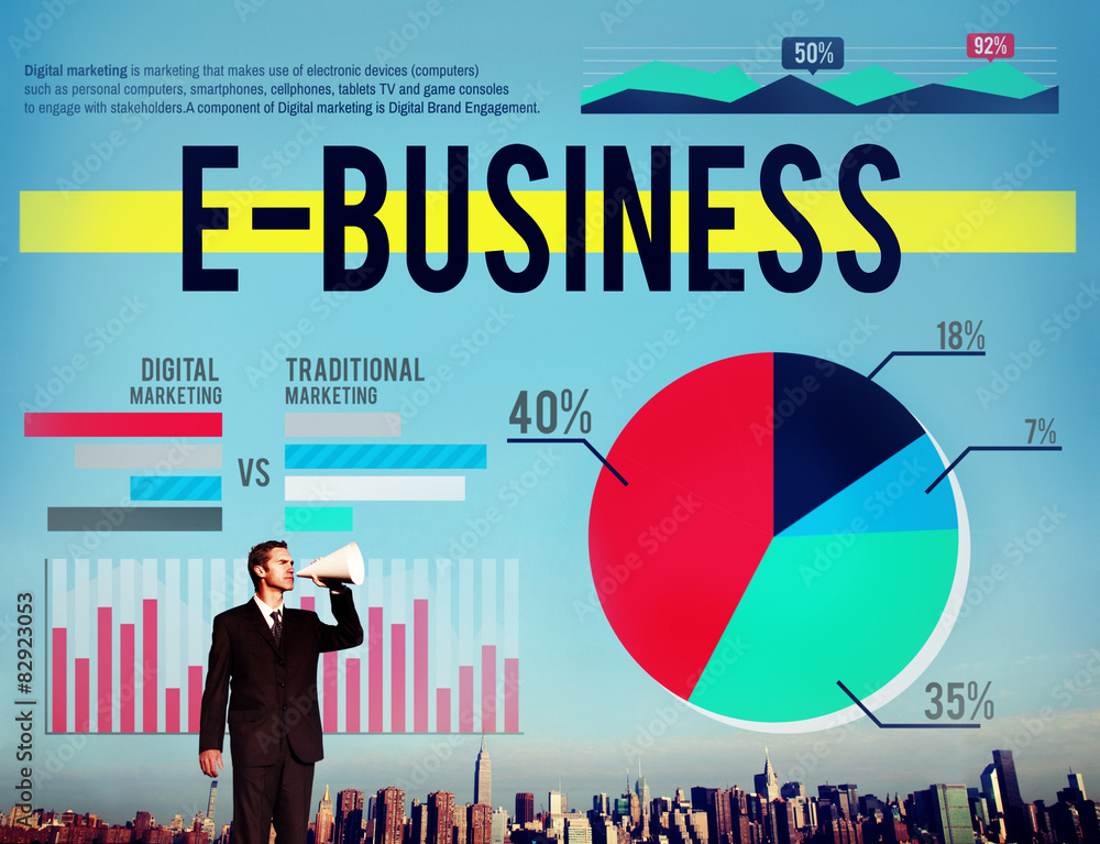 电子商务营销电子商务商业概念