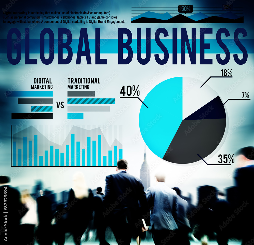 Global Business Marketing International Corporate Concept