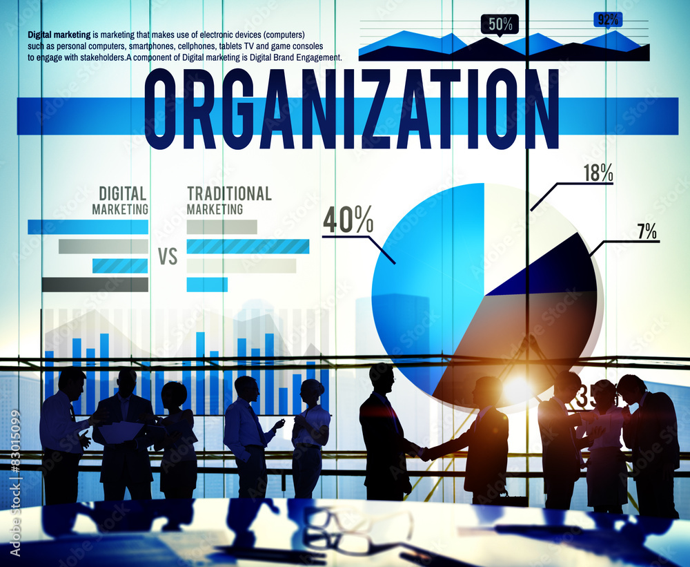 Organization Company Business Group Management Concept