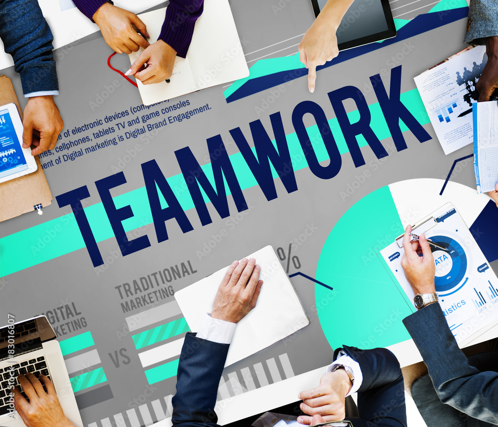 Team Teamwork Collaboration Unity Group Concept