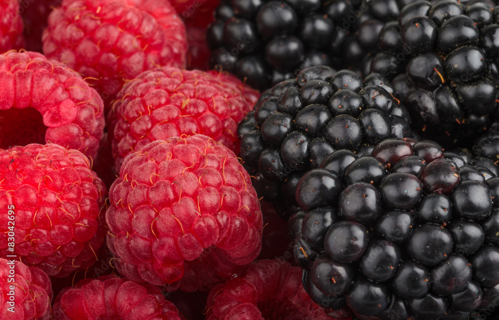 background of beautiful berries