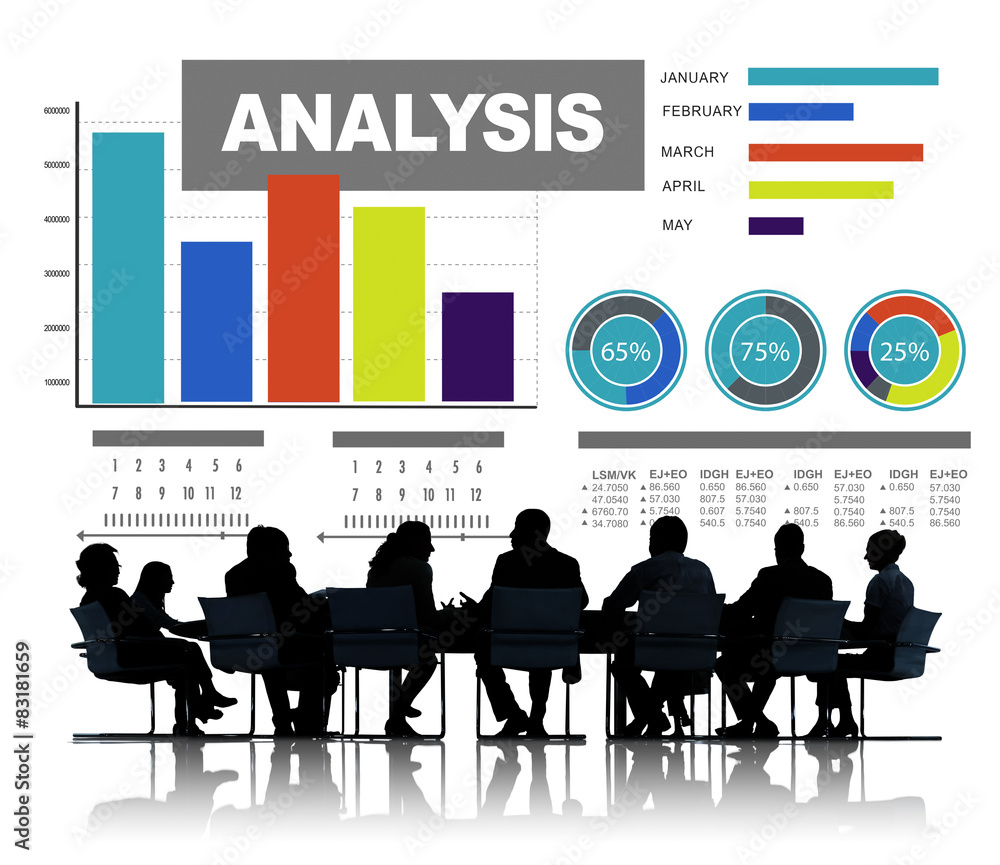 分析分析信息条形图数据统计概念