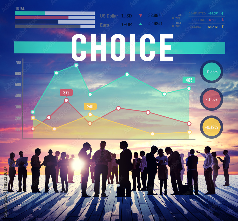 Choice Choices Decision Direction Marketing Concept