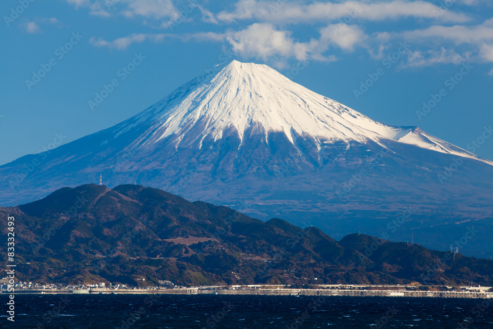 静冈县富士山和糖谷湾