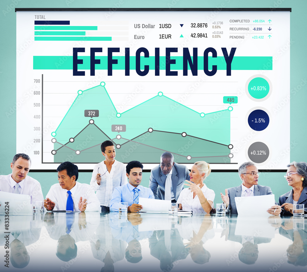 Efficiency Productivity Improvement Concept