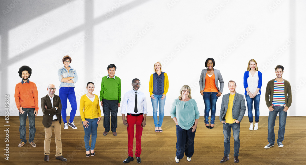 Diversity People Community Standing Concept