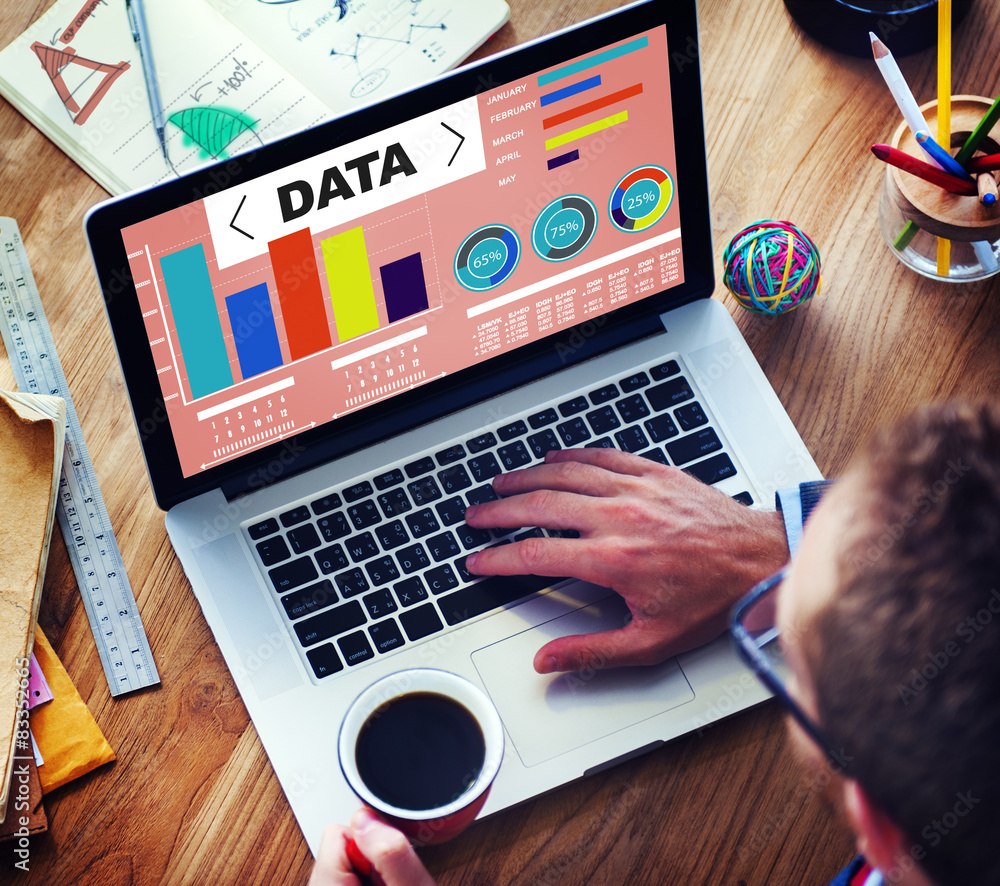 Data Analytics Chart Performance Pattern Statistics Information