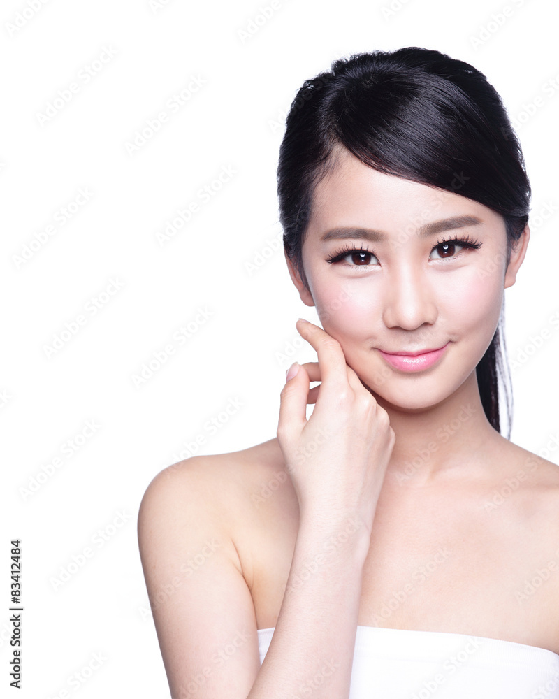 beautiful Skin care woman Face