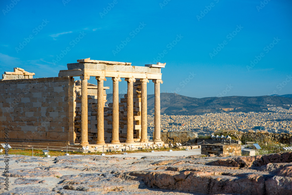 Erechtheum temple in Acropolis