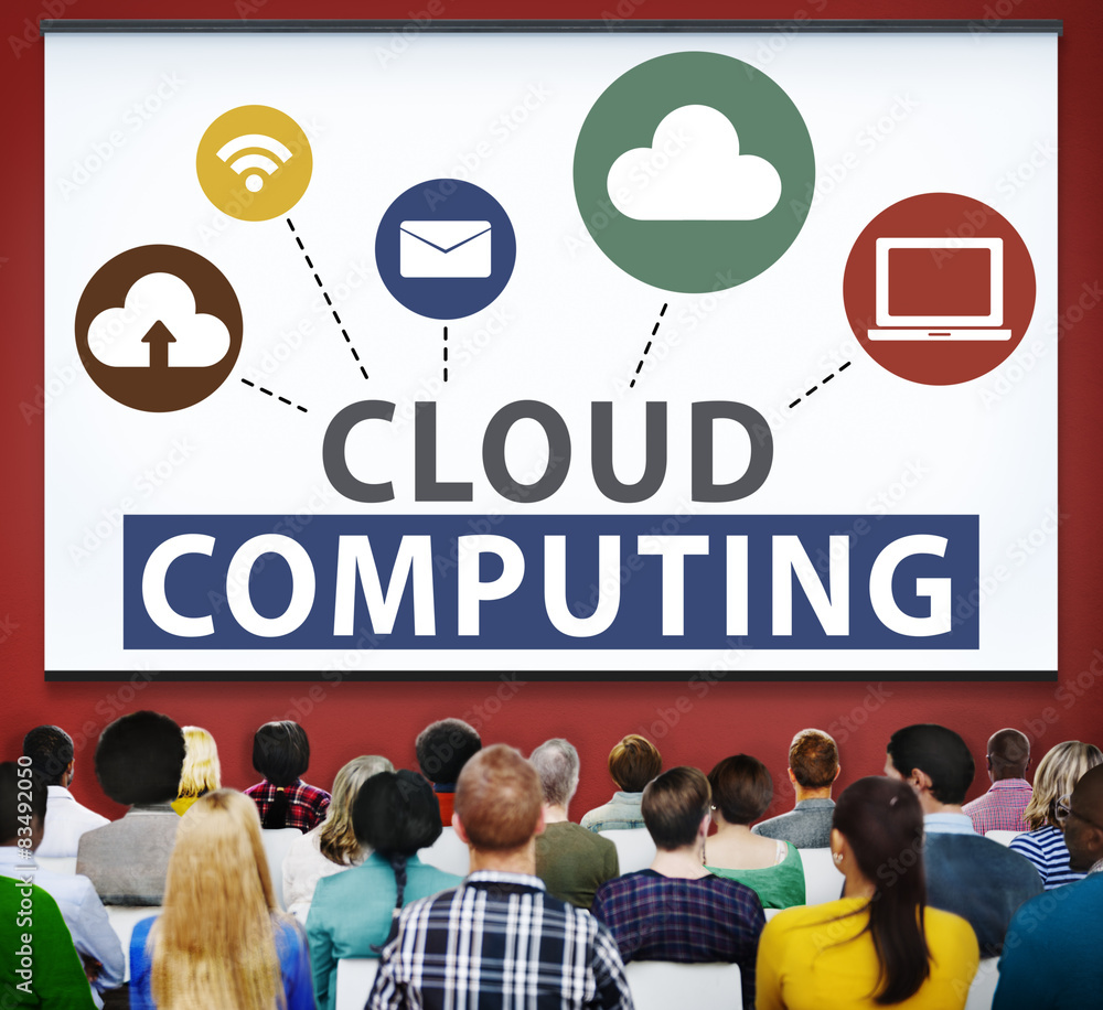 Cloud Computing Online Internet Sharing Storage Concept