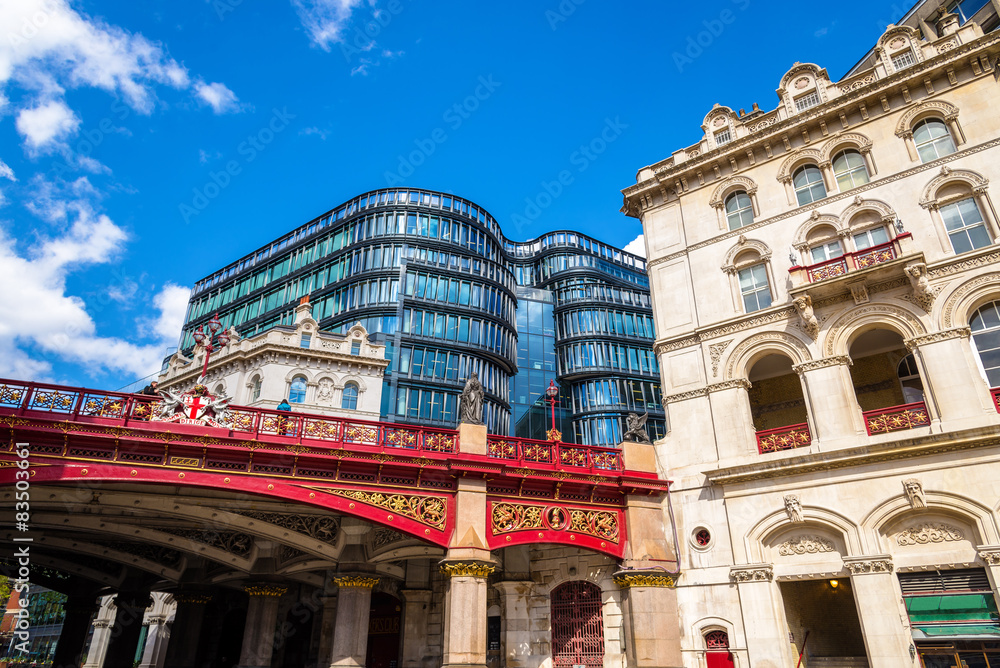 Holborn Viaduct, a road bridge in the city centre of London