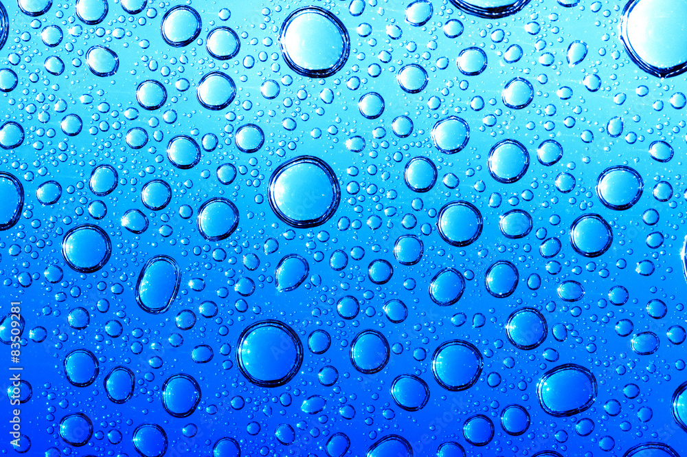  drops on glass