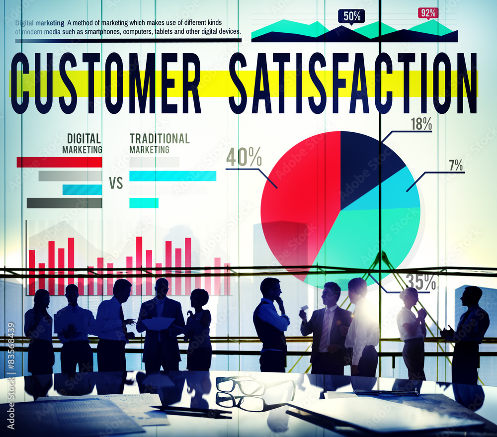 Customer Satisfaction Service Help Strategy Marketing Concept