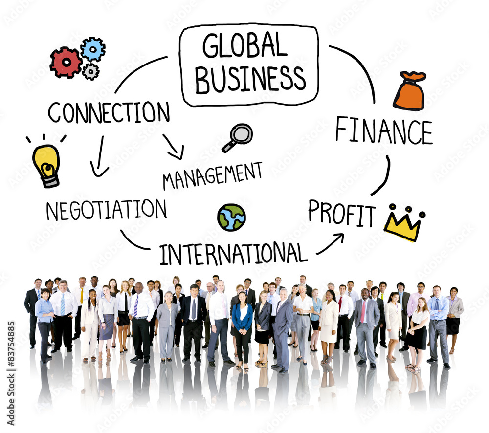 Global Business International Management Corporate Concept