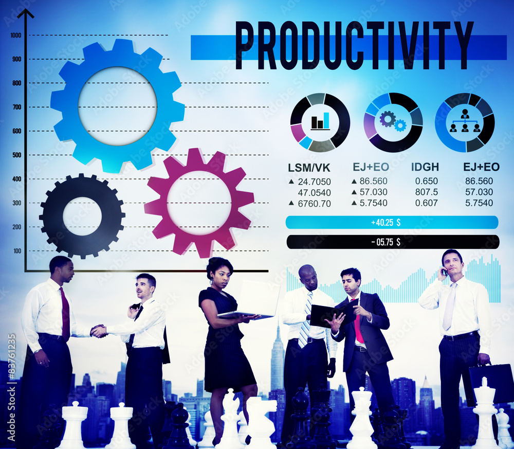 Productivity Production Efficiency Capacity Concept