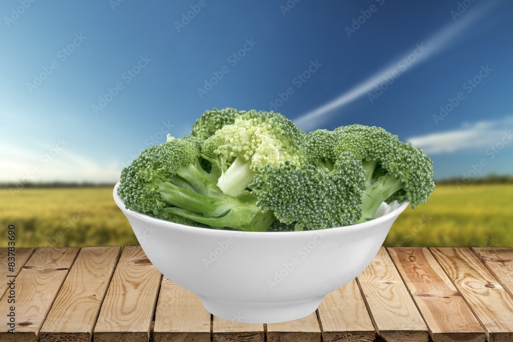 Broccoli, Steamed, Vegetable.